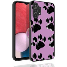 BLS Store Samsung Galaxy A13 4g Kılıf Desenli Kamera Korumalı Parlak Nora Kapak - No3
