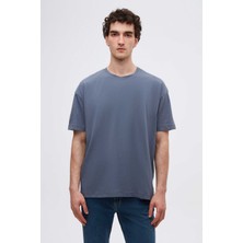 D'S Damat Oversize Füme %100 Pamuk T-Shirt 6HC14ORT02006