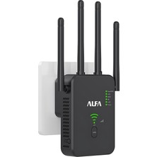 Alfa Net Waverider 3in 1 Wifi Pro Sinyal Yaklaştırıcı - Güçlendirici 1200MBPS 5g Ap Repeater Router Dual Band