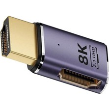 Ally HDMI To HDMI 8k 2.1uhd Mıknatıs Başlıklı Çevirici Otg Adaptör