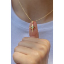 ÇGK KUYUMCULUK Kuzey Yıldızı Altın Kolye  CGKKLY117