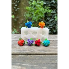 Rufus Concept Gül Mini Altılı Silikon Mum Kalıbı