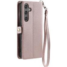 Mays Boutique Samsung Galaxy S24 Fe Rfıd Engelleme Fermuar Yuvası Için Cüzdan Crossbody Durumda (Yurt Dışından)