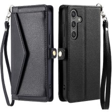 Mays Boutique Samsung Galaxy S24 Fe Rfıd Engelleme Fermuar Yuvası Için Cüzdan Crossbody Durumda (Yurt Dışından)