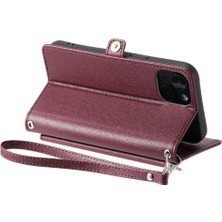 Mays Boutique Cüzdan Crossbody Kılıf IPhone 13 Için Mini Kart Tutucu Cüzdan Kılıf Kadınlar Için (Yurt Dışından)