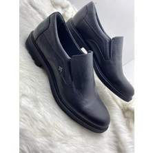 Çiğdem Kundura Çiğdem Gerçek Deri Kauçuk Taban Klasik Düz Model Erkek Ayakkabı (A.Akın360) - Siyah - 42 - St00674-Siyah-42