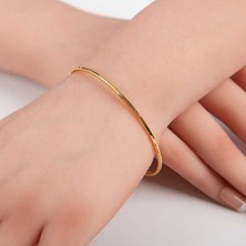 Stil Love Gümüş Gold Ajda Kadın Bilezik