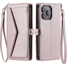 Mays Boutique Cüzdan Crossbody Durumda IPhone 13 Pro Max Rfıd Engelleme Fermuar Faturaları (Yurt Dışından)