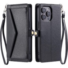 Mays Boutique Cüzdan Crossbody Durumda IPhone 13 Pro Max Rfıd Engelleme Fermuar Faturaları (Yurt Dışından)