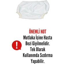 Butik Yeni Nesil Yıkanabilir Sıvı Su Geçirmez Ribanalı Hasta Emici Mesane Slip Külodu Bezi