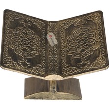 Hediyeleşin Rahle, Dergah Masaüstü Plastik Rahle, Kitap Tutucu Altın