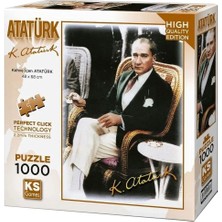 KS Games 1000 Parça Kahve Içen Atatürk Puzzle