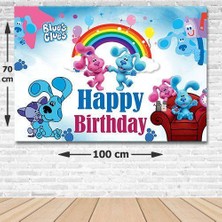 Parti Dükkanım Blues Clues Doğum Günü Afişi 70*100  cm