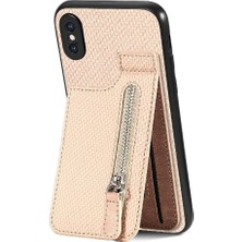 Mays Boutique IPhone X/xs Fermuar Crad Yuvası Cüzdan Manyetik Araç Montaj Standı (Yurt Dışından)