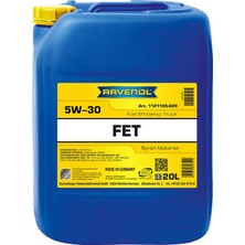 Ravenol Fet Sae 5W-30 20 Litre Motor Yağı (Üretim Yılı:2023)