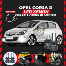 Opel Corsa D 2006-2014 Sis Farı Uyumlu Şimşek Etkili LED Xenon Premium Series H9005