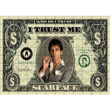 Ekart Ahşap Mdf Puzzle Yapboz Al Pacino Scarface 120 Parça 25*35 cm