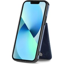 Mays Boutique IPhone 13 Için Kılıf Mini Manyetik Araç Montaj Cüzdan Fermuar Crad Yuvası Standı (Yurt Dışından)