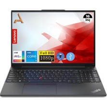 Lenovo Thinkpad E16 Gen1 İ5-1335U 21JN0005TX ATL16 12GB 512GB M.2 SSD  16" W11PRO  Dizüstü Bilgisayar