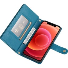 Mays Boutique IPhone 12 Için Flip Case Çok Fonksiyonlu Standı Crossbody Kayış Cüzdan (Yurt Dışından)