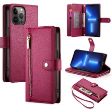 Mays Boutique IPhone 13 Için Flip Case Pro Max Çok Fonksiyonlu Crossbody Kayış Cüzdan (Yurt Dışından)