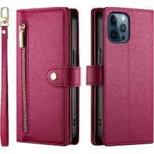 Mays Boutique IPhone 12 Için Flip Case Pro Max Crossbody Kayış Iş Standı Cüzdan (Yurt Dışından)