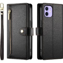 Mays Boutique IPhone 12 Için Flip Case Çok Fonksiyonlu Standı Crossbody Kayış Cüzdan (Yurt Dışından)