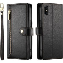 Mays Boutique IPhone X/xs Cüzdan Çok Fonksiyonlu Iş Crossbody Kayış Için Flip Case (Yurt Dışından)