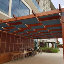 Size Ne Lazım Antrasit 50CM Enliler Su Geçirmez Dekoratif Gölgelik Battı Çıktı   19M (Boy)