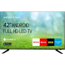 Mediastar 42" 106 Ekran Android Uydulu Wifi Hd Led Tv