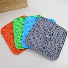 Huanmei Pet Silikon Vantuz Yalama Matı Pet Placemat Silikon Yavaş Yemek Matı Köpek Yavaş Yemek Matı Köpek Yalama Plaka Mat (Yurt Dışından)