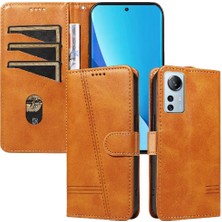 Mays Shop Xiaomi 12 Için Filp Durumda Ayrılabilir Siyah Bilezik Cüzdan Telefon Kılıfı Pu (Yurt Dışından)