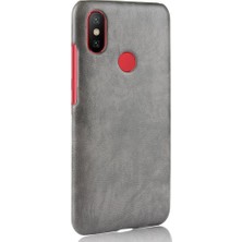 Mays Shop Retro Durumda Xiaomi Mi A2 /mi 6x Uyumluluk Lychee Desen Anti Retro (Yurt Dışından)