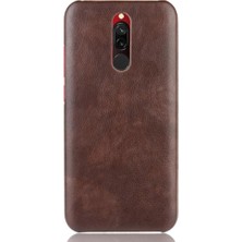 Mays Shop Xiaomi Redmi 8 Lychee Desen Uyumluluk Anti Scratch Için Retro Kılıf (Yurt Dışından)