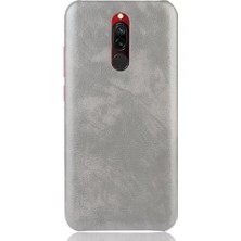 Mays Shop Xiaomi Redmi 8 Lychee Desen Uyumluluk Anti Scratch Için Retro Kılıf (Yurt Dışından)