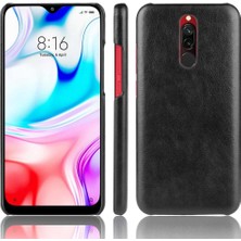 Mays Shop Xiaomi Redmi 8 Lychee Desen Uyumluluk Anti Scratch Için Retro Kılıf (Yurt Dışından)