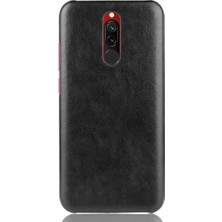 Mays Shop Xiaomi Redmi 8 Lychee Desen Uyumluluk Anti Scratch Için Retro Kılıf (Yurt Dışından)