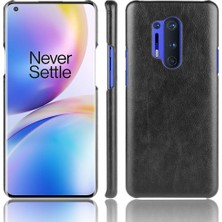 Mays Shop Oneplus 8 Için Retro Durumda Pro Lychee Desen Uyumluluk Retro Koruyucu (Yurt Dışından)