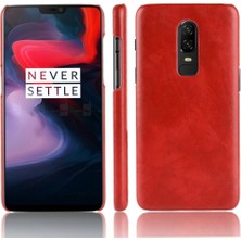 Mays Shop Oneplus 6 Için Retro Kılıf Retro Uyumluluk Koruyucu Kapak Lychee Anti (Yurt Dışından)