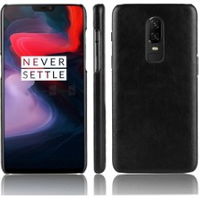 Mays Shop Oneplus 6 Için Retro Kılıf Retro Uyumluluk Koruyucu Kapak Lychee Anti (Yurt Dışından)