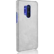 Mays Shop Oneplus 8 Için Retro Durumda Pro Lychee Desen Uyumluluk Retro Koruyucu (Yurt Dışından)