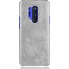 Mays Shop Oneplus 8 Için Retro Durumda Pro Lychee Desen Uyumluluk Retro Koruyucu (Yurt Dışından)