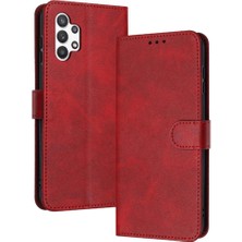 Mays Shop Kart Yuvası Saf Renk ile Samsung Galaxy A13 4g Kickstand Için Flip Case (Yurt Dışından)