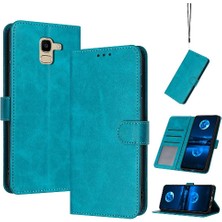 Mays Shop Toka Saf ile Samsung Galaxy A8 Artı 2018 Pu Deri Için Flip Case (Yurt Dışından)