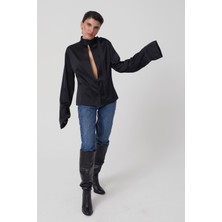 Charm in Urban Straplez Asimetrik Bluz