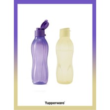 Tupperware Eco Şişe Suluk 750 ml 2 Li Şeffaf Gövde ve Kolay Kapak Özelliği ile Taşınabilir