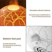 Yuekeda YUEKEDA-D612 Atmosfer Işığı Alev Çatlak Aromaterapi Nemlendirici (Yurt Dışından)