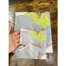 Gönülden Tasarım 2 Li Kadın Görselli Arma Dikiş Aplike 23X19 cm