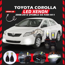 Toyota Corolla 2008-2012 Sis Farı Uyumlu Şimşek Etkili LED Xenon Light Series H11