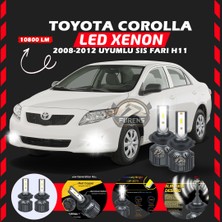 Toyota Corolla 2008-2012 Sis Farı Uyumlu Şimşek Etkili LED Xenon Premium Series H11